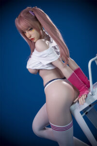 163cm/5ft4 d-cup full silicone sex doll cynthia