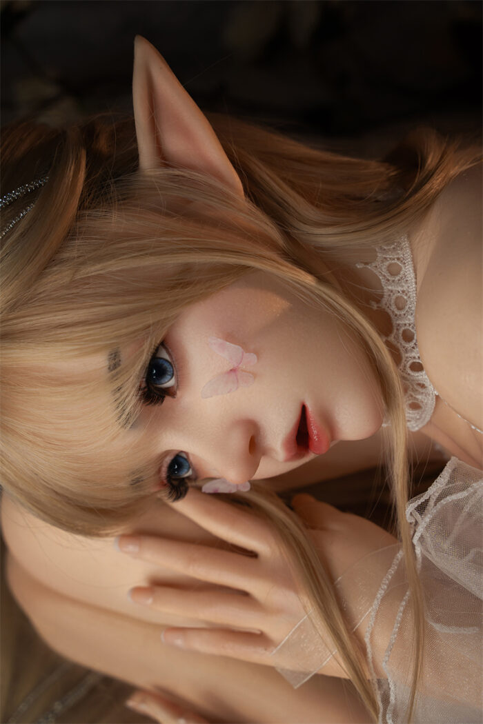 150cm4ft11 full silicone elf sex doll mala 13