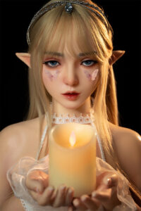 150cm4ft11 full silicone elf sex doll mala 5