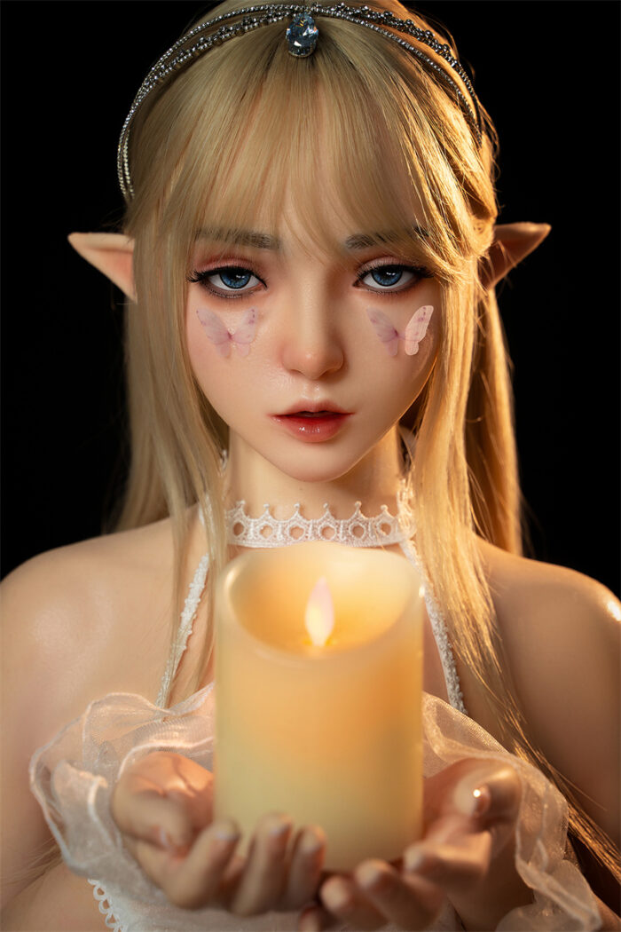 150cm4ft11 full silicone elf sex doll mala 5