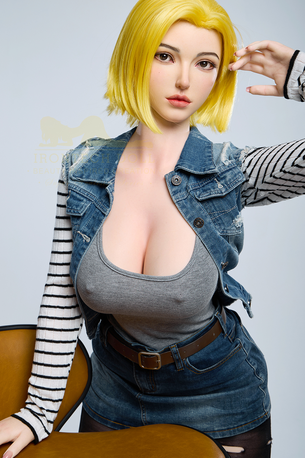 159cm 5ft2 f cup silicone sex doll gauri 13