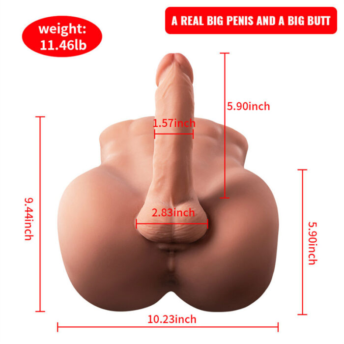 11. 46lb sex doll torso with penis 7