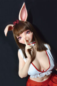 150cm 4ft11 full silicone anime sex doll rina 15