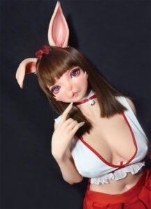 150cm 4ft11 full silicone anime sex doll rina 17