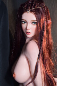 150cm 4ft11 full silicone elf sex doll miu 13