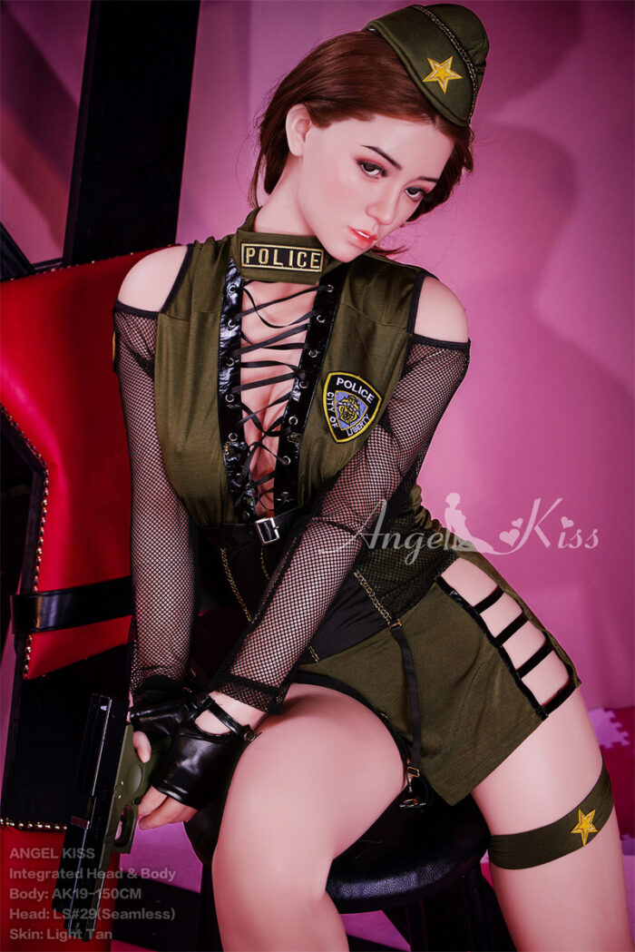 150cm 4ft11 seamless neck all in one silicone sex doll head ls29 15 1