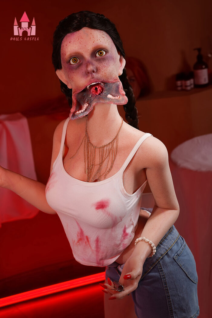 156cm 5ft1 e cup alien sex doll zombiella 8