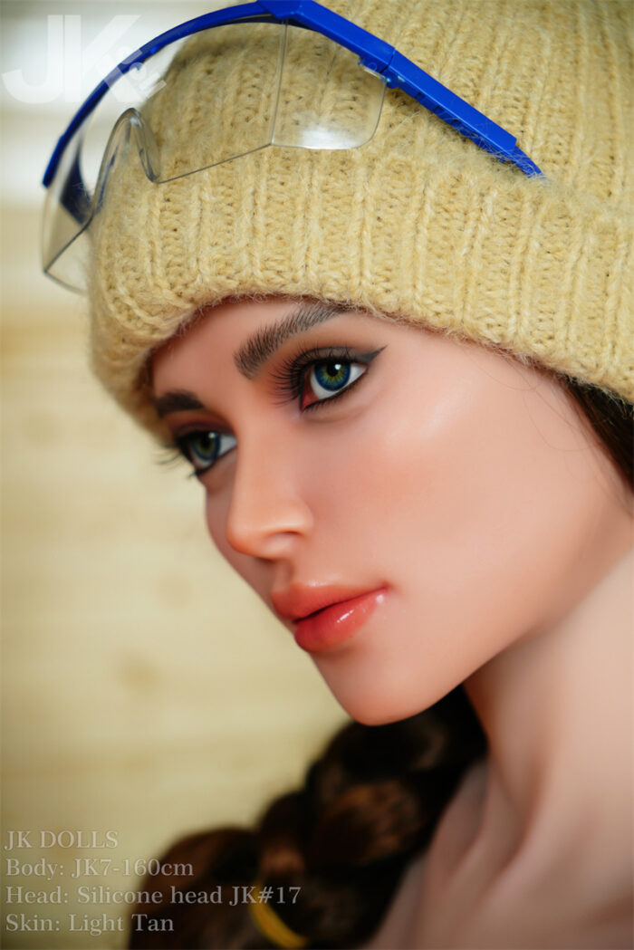 160cm 5ft3 d cup sex doll hakim silicone head 4