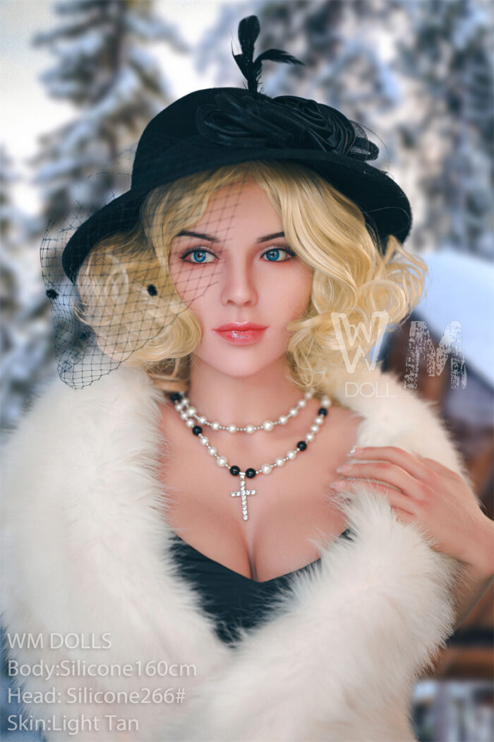 160cm 5ft3 silicone sex doll head s266 8