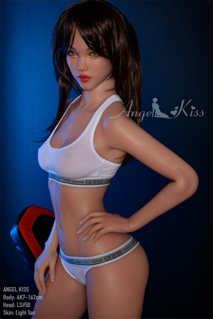 162cm 5ft3 silicone sex doll head ls50 5