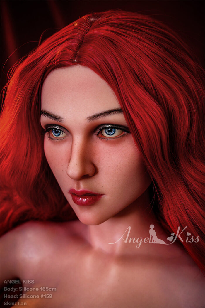 165cm 5ft5 d cup silicone love doll head ls159 18