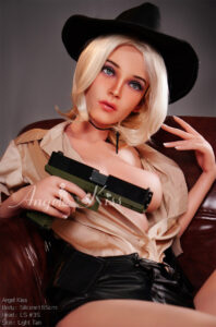 165cm 5ft5 d cup silicone love doll head ls35 2