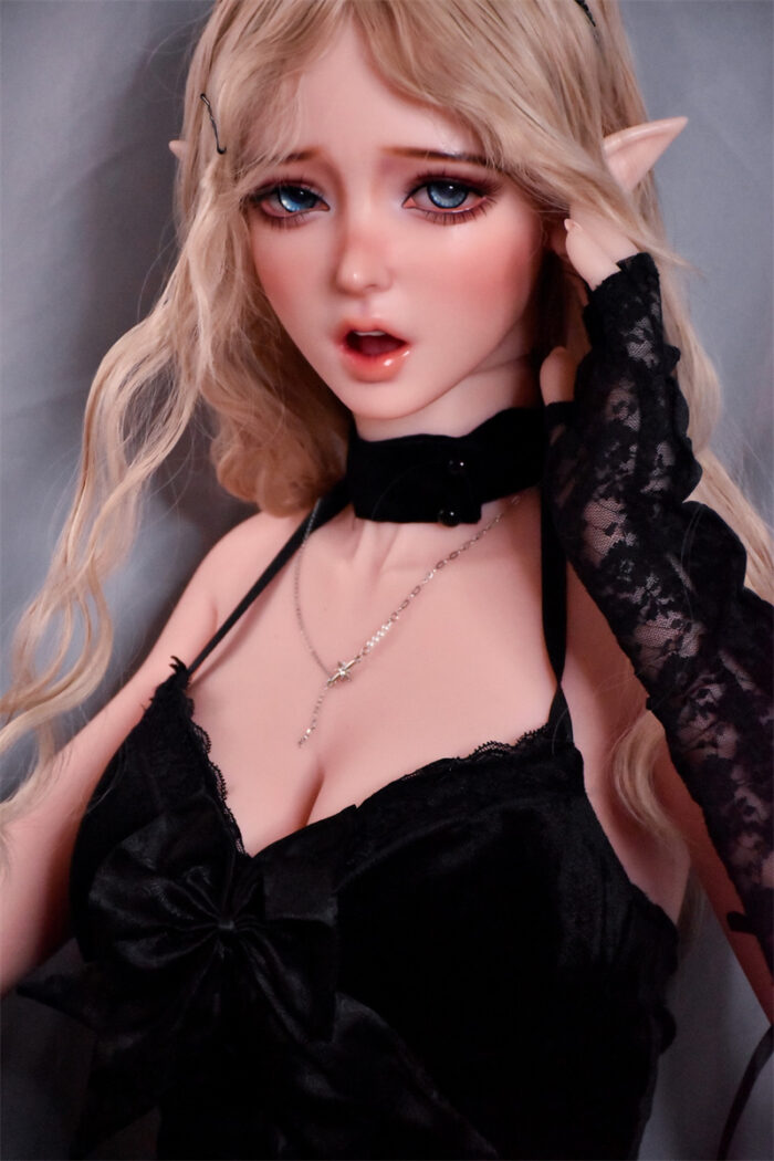 165cm 5ft5 full silicone elf sex doll karin 26