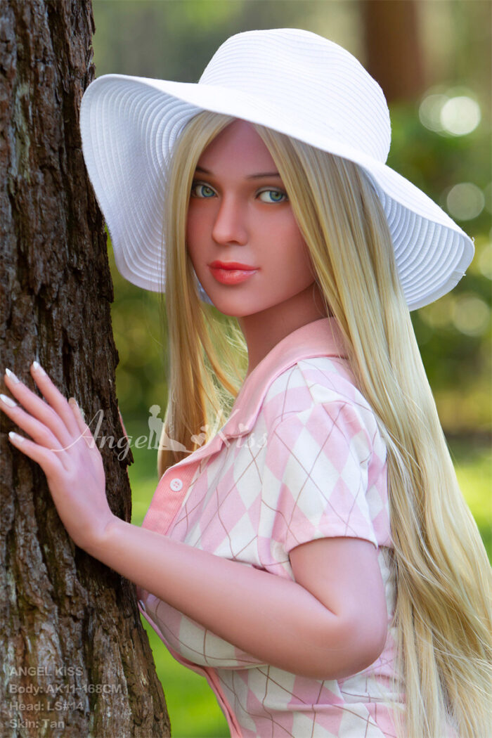 168cm 5ft6 full silicone sex doll head ls14 22