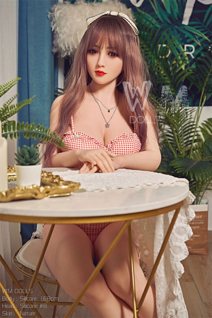 168cm 5ft6 full silicone sex doll head ls8 6
