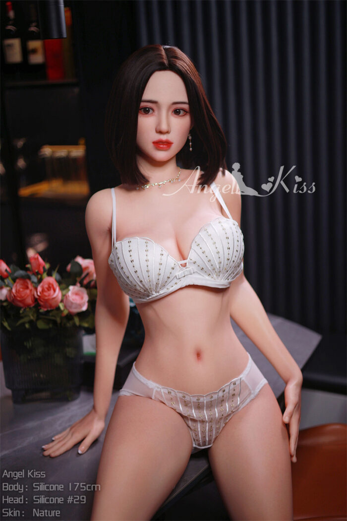 175cm 5ft9 d cup silicone sex doll head s29 12
