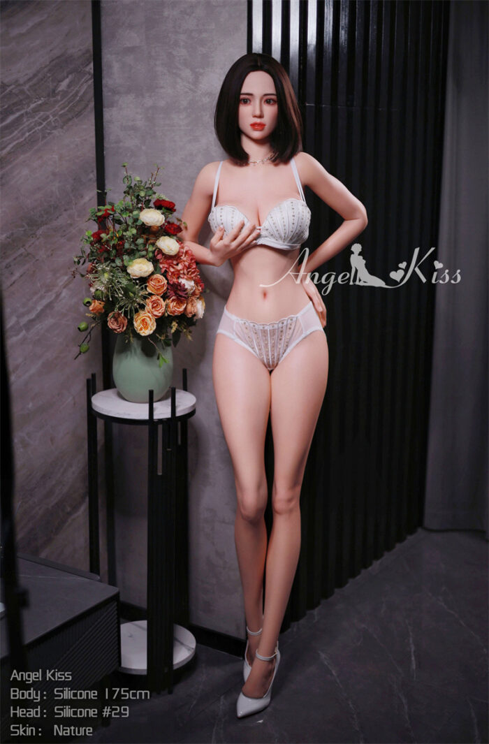 175cm 5ft9 d cup silicone sex doll head s29 2