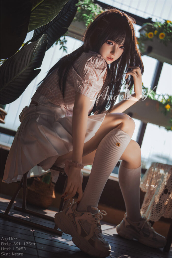 175cm 5ft9 f cup silicone sex doll head ls63 10