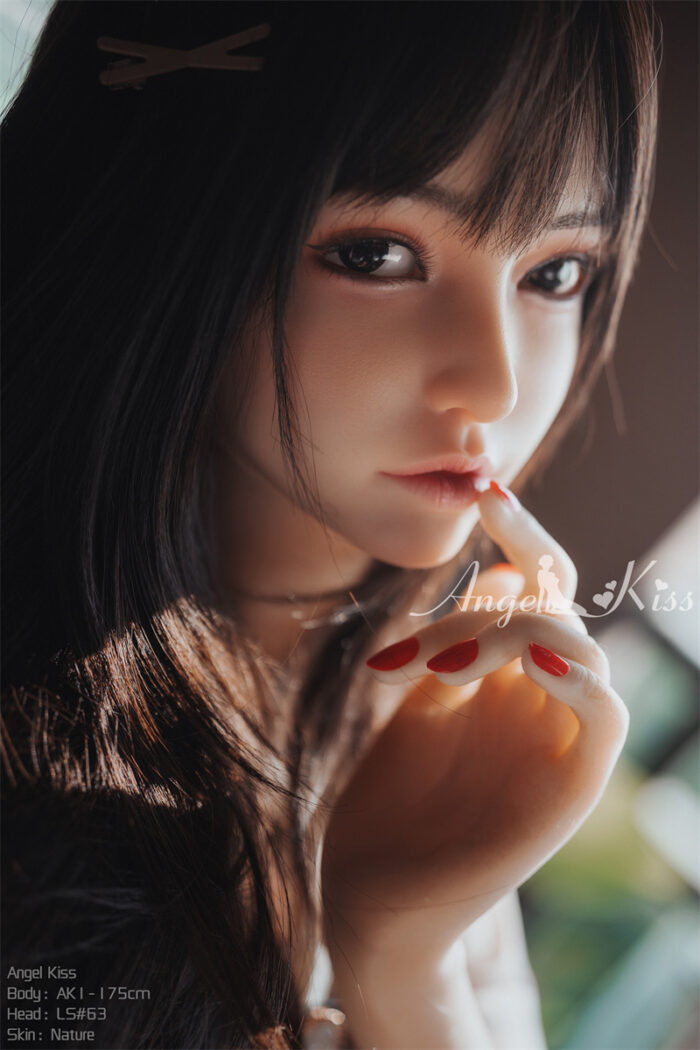 175cm 5ft9 f cup silicone sex doll head ls63 5