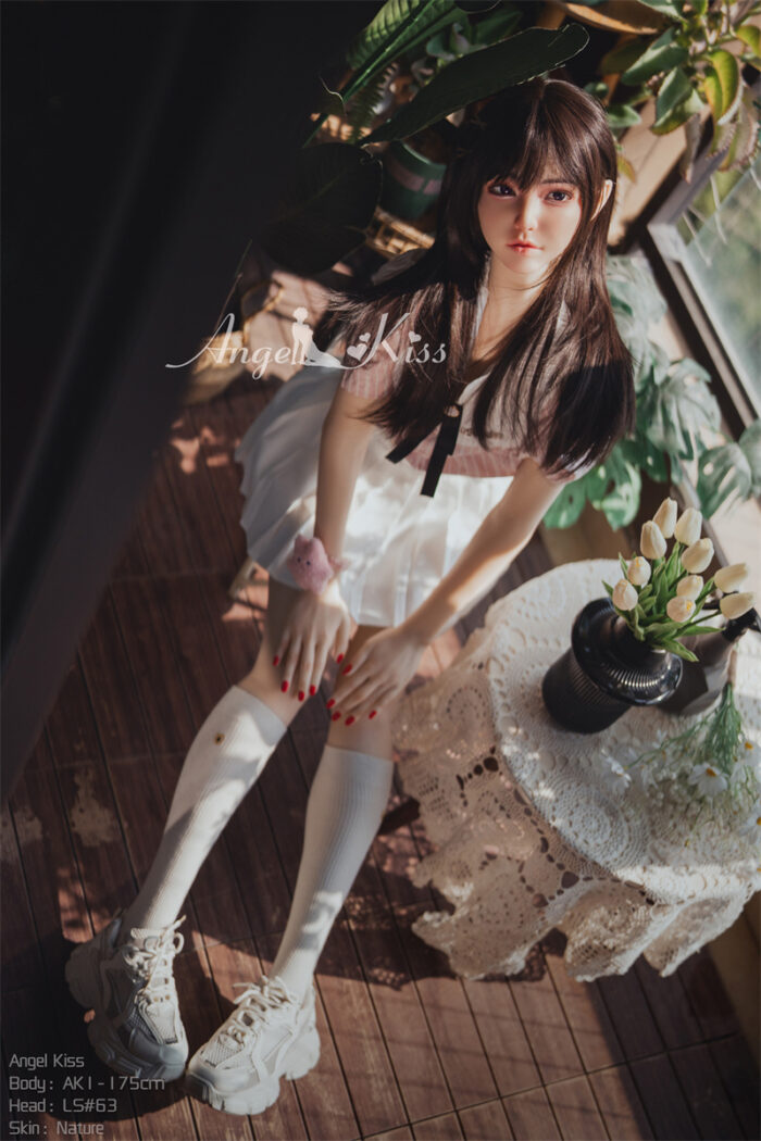 175cm 5ft9 f cup silicone sex doll head ls63 7