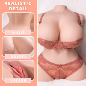 18. 73lb sex doll torso with auto sucking 4