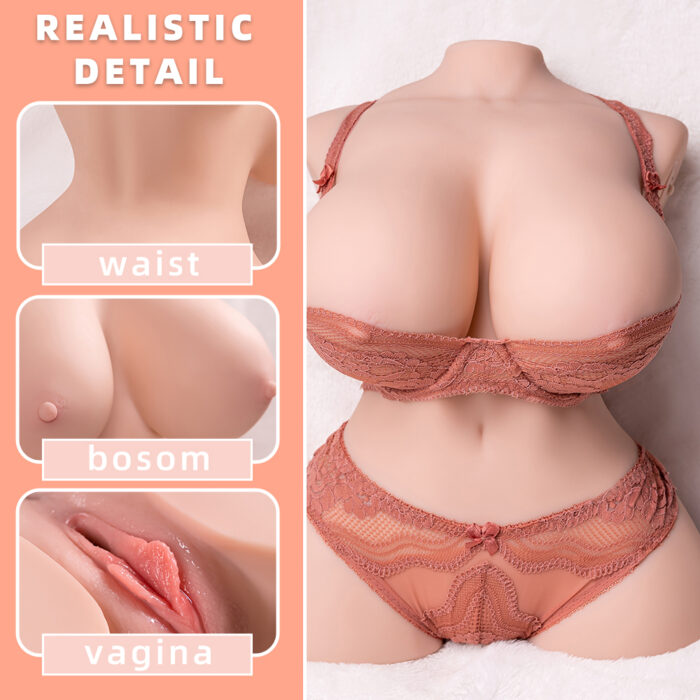 18. 73lb sex doll torso with auto sucking 4