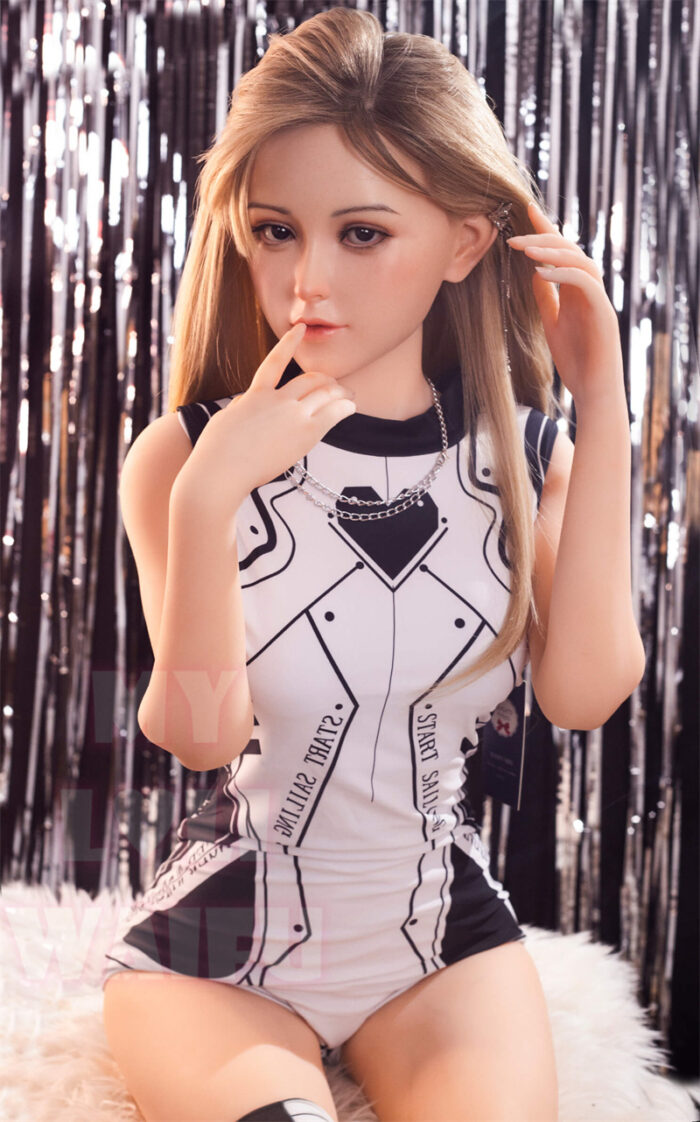 148cm 4ft10 b cup sex doll arisa silicone head 3