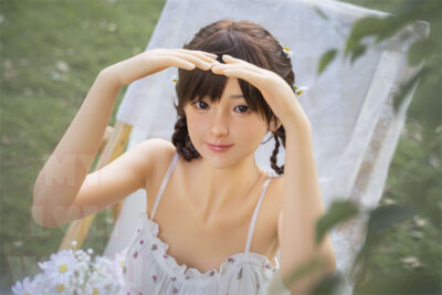 148cm 4ft10 b cup sex doll rena silicone head 14 1
