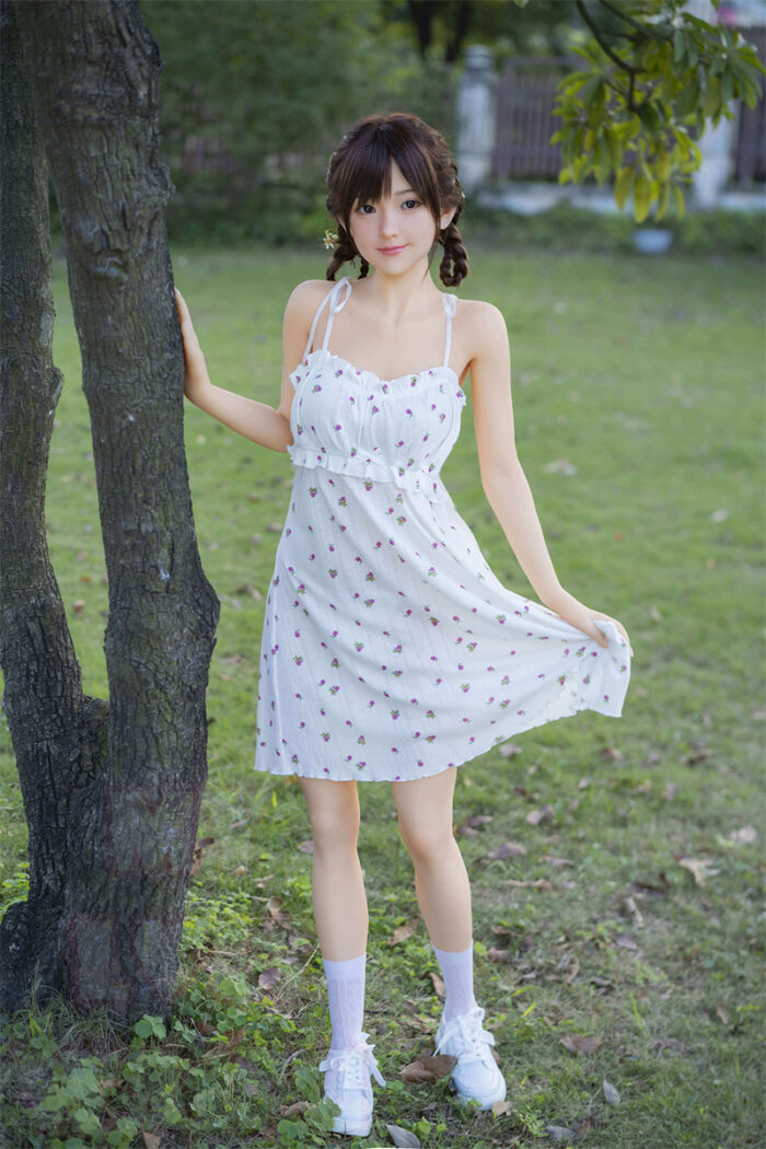 148cm 4ft10 b cup sex doll rena silicone head 5 1