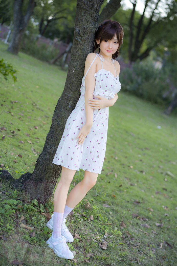 148cm 4ft10 b cup sex doll rena silicone head 6 1