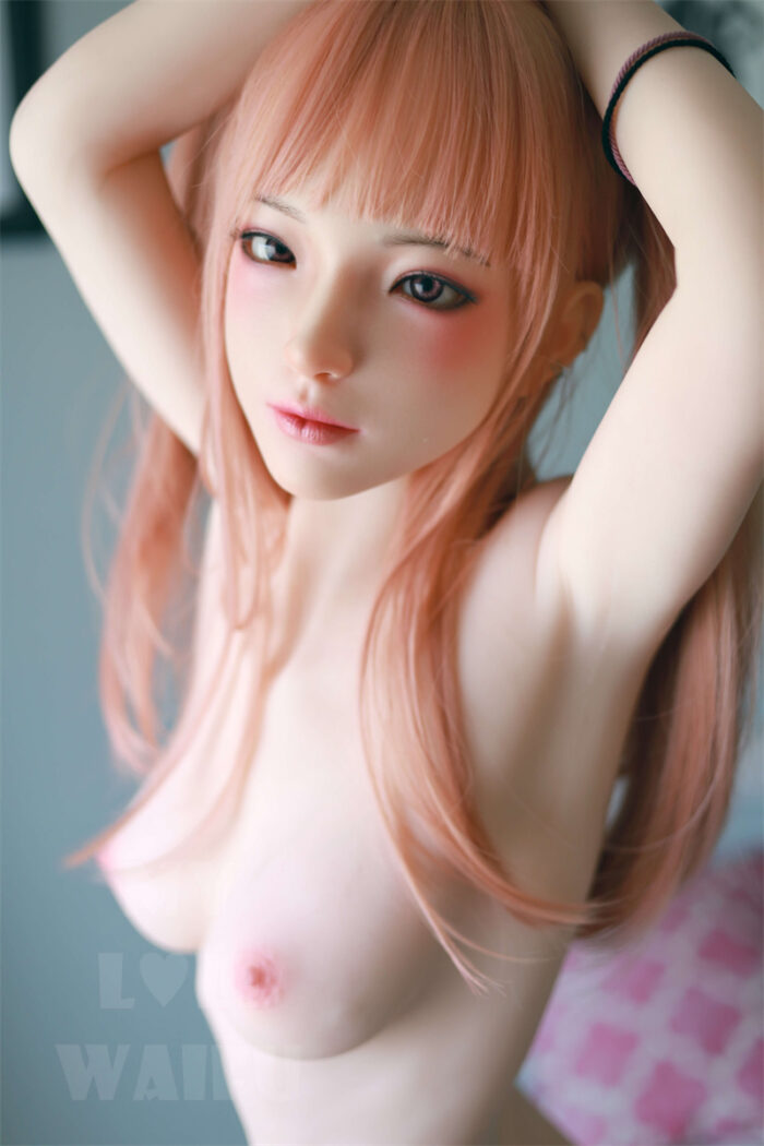 148cm 4ft10 b cup sex doll sora silicone head 4