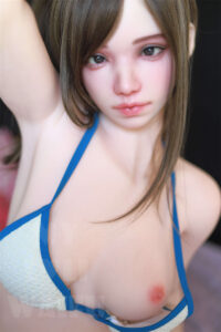 148cm 4ft10 b cup sex doll tina silicone head 23