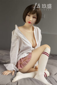 150cm 4ft11 d cup sex doll edine silicone head 16