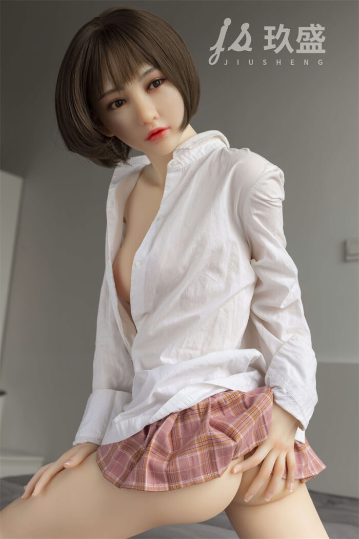 150cm 4ft11 d cup sex doll edine silicone head 3