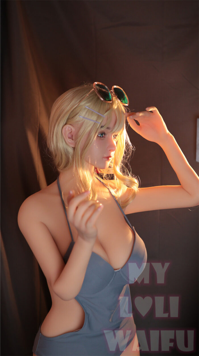 150cm 4ft11 d cup sex doll yuki silicone head 12