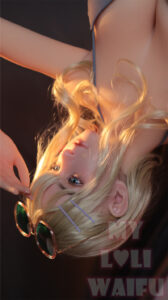 150cm 4ft11 d cup sex doll yuki silicone head 16