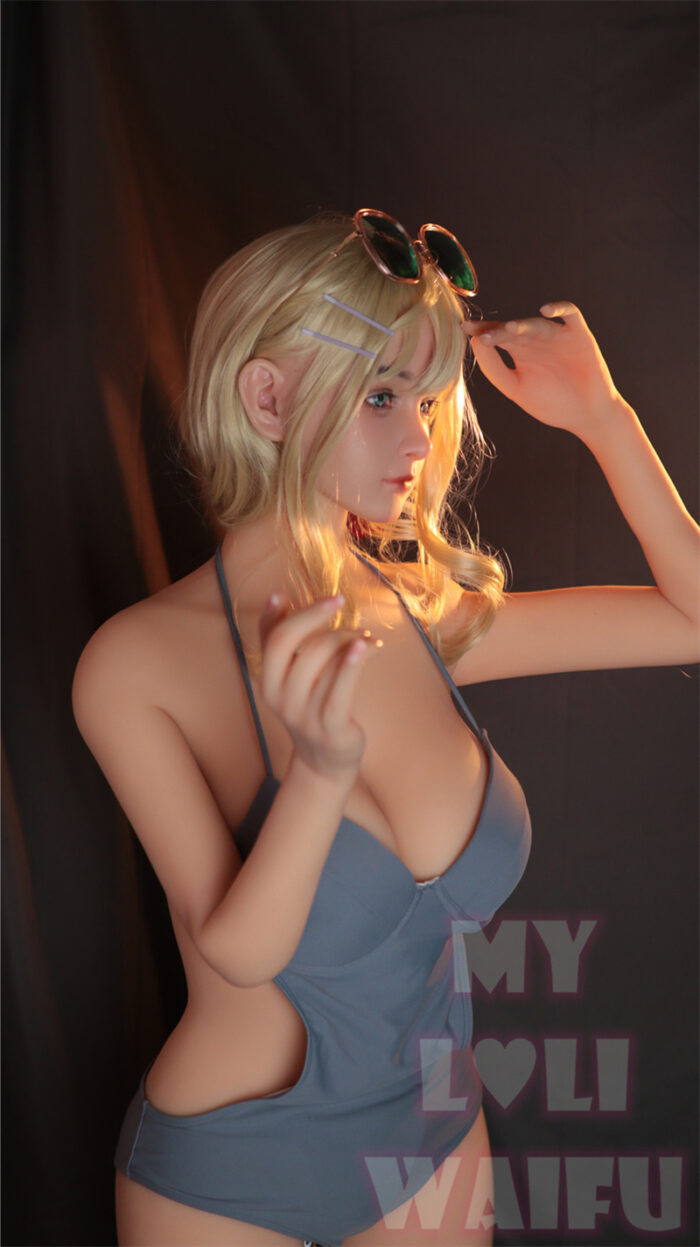 150cm 4ft11 d cup sex doll yuki silicone head 19