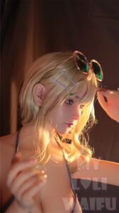 150cm 4ft11 d cup sex doll yuki silicone head 20