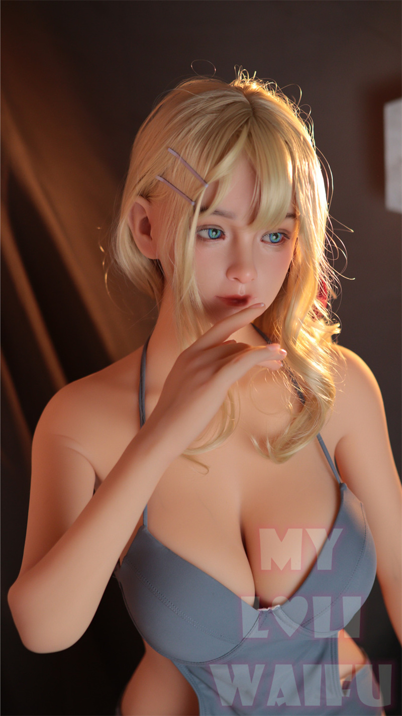 150cm 4ft11 d cup sex doll yuki silicone head 21