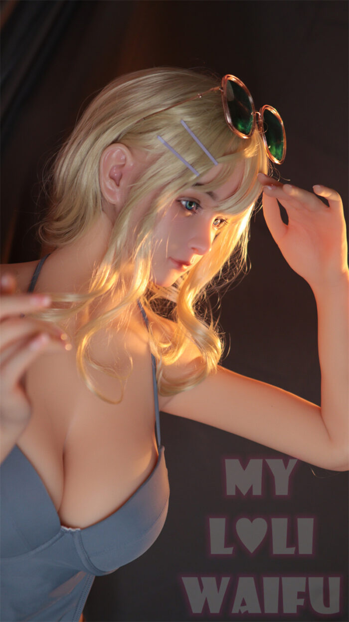 150cm 4ft11 d cup sex doll yuki silicone head 3