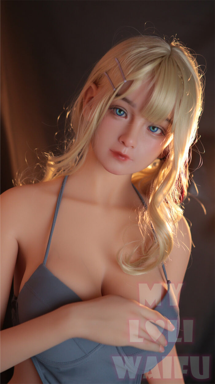 150cm 4ft11 d cup sex doll yuki silicone head 7