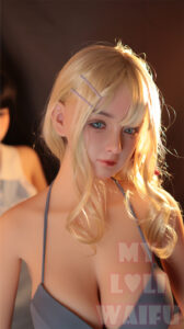 150cm 4ft11 d cup sex doll yuki silicone head 9