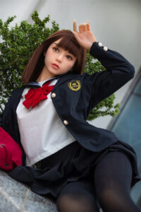 150cm 4ft11 d cup sex doll yume silicone head 10