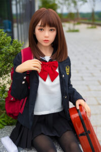 150cm 4ft11 d cup sex doll yume silicone head 2