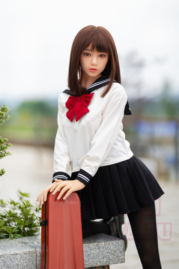 150cm 4ft11 d cup sex doll yume silicone head 24