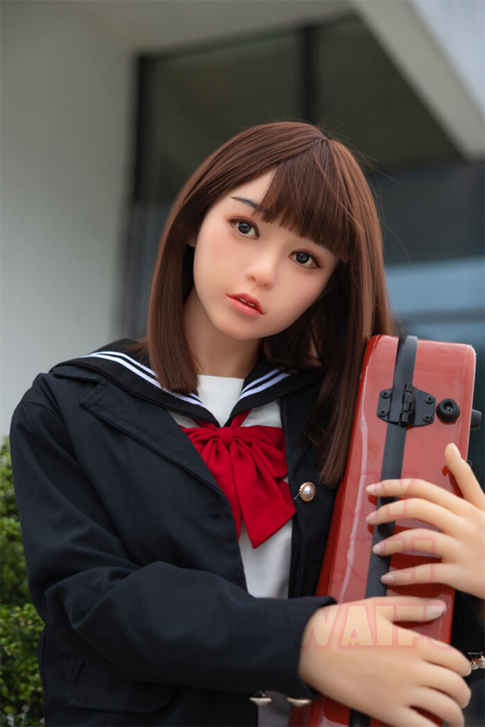 150cm 4ft11 d cup sex doll yume silicone head 7