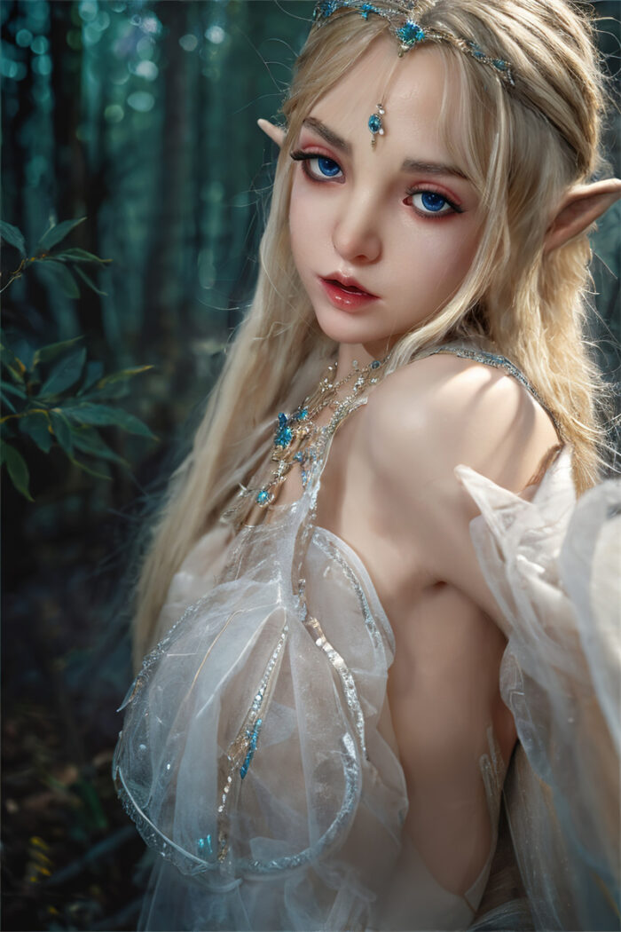 150cm4ft11 full silicone elf sex doll karin 11