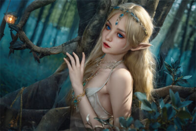 150cm4ft11 full silicone elf sex doll karin 4