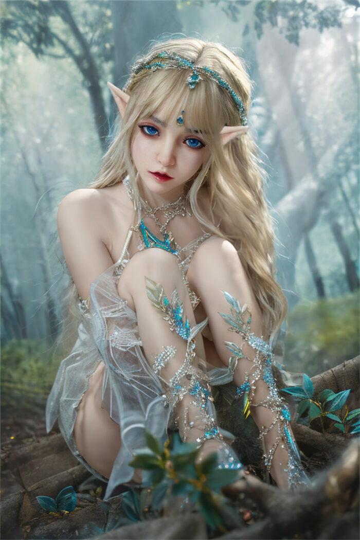 150cm4ft11 full silicone elf sex doll karin 7
