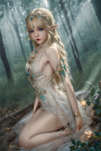 150cm4ft11 full silicone elf sex doll karin 8